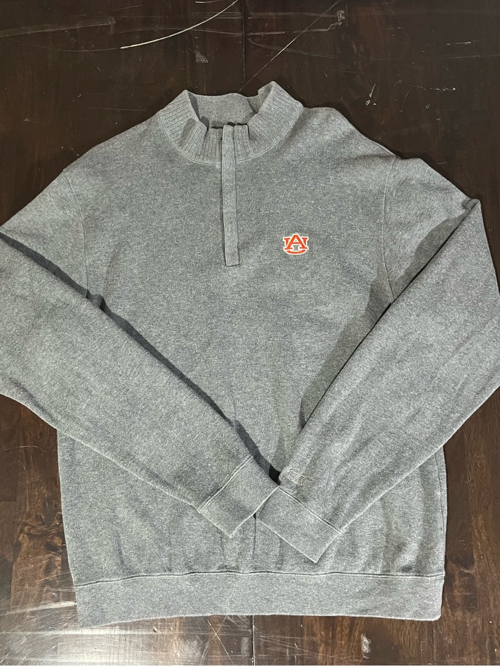 Cutter & Buck Auburn Quarter Zip Mock Neck, Sz XL